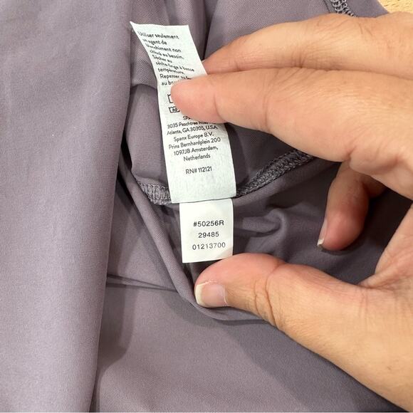 Spanx Go Lightly Got-Ya-Covered Tank Satin Purple Activewear Athletic Size XS - Picture 9 of 9